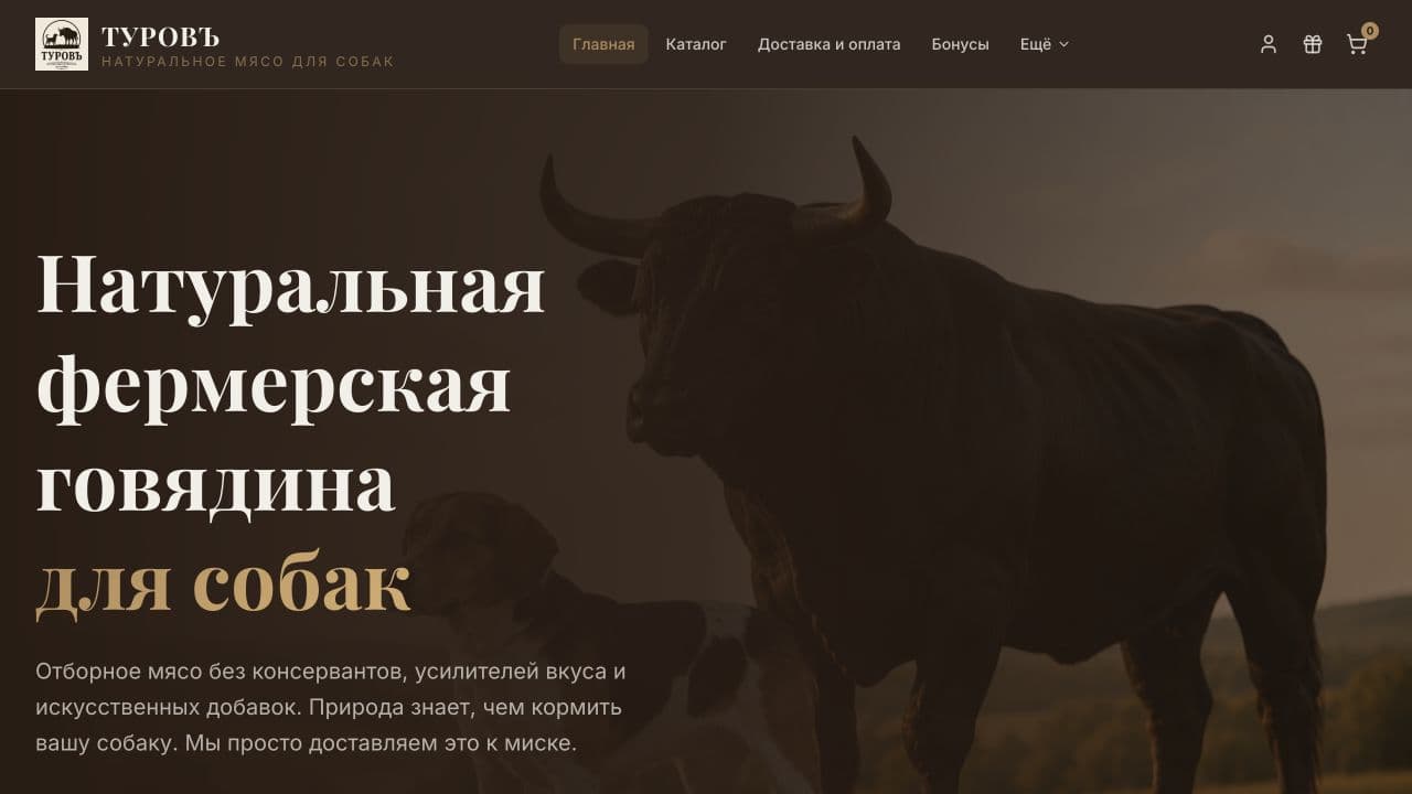 Главная страница сайта ТУРОВЪ