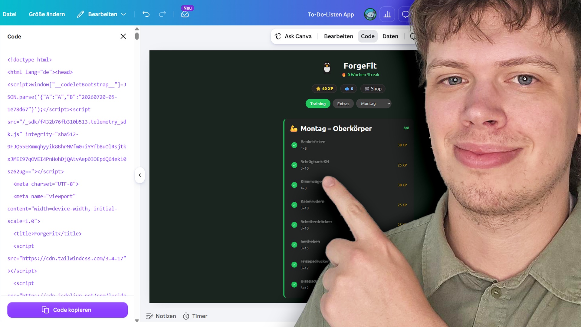 Три проекта из независимого теста Canva Code 2.0